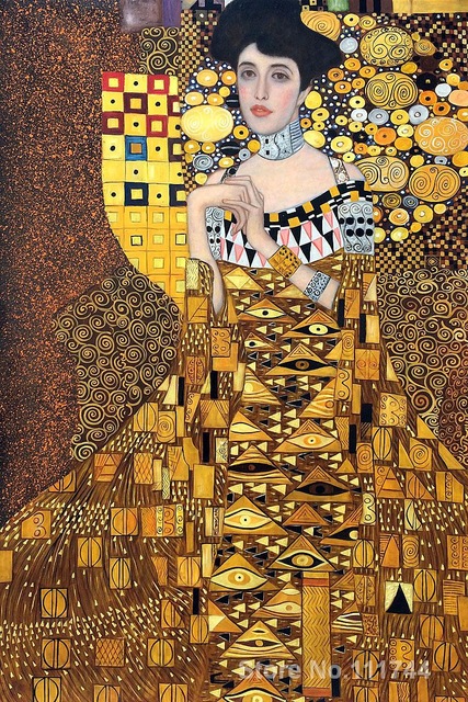 427x640 Gold Paintings Of Gustav Klimt Portrait Of Adele Bloch Bauer Hand - Adele Painting Pictures