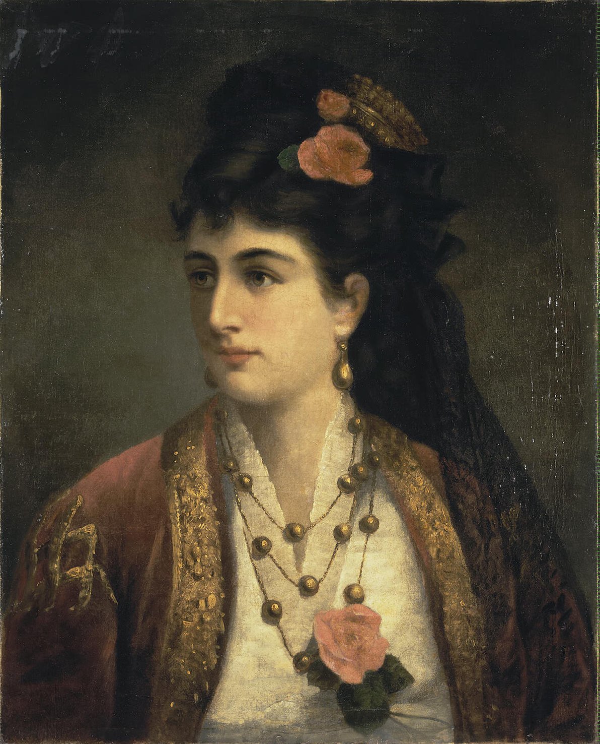 1192x1476 Portrait Of Natalia Obrenovich Queen Of Serbia Painting Riche - Adele Painting Pictures