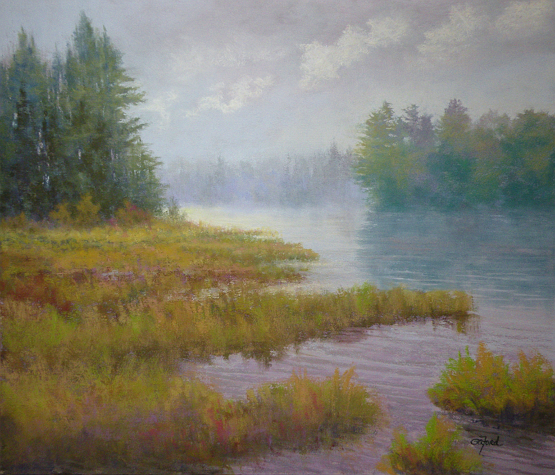 800x685 Paula Ann Ford, Fine Art Paula Ann Ford, Adirondack Mist - Adirondack Painting