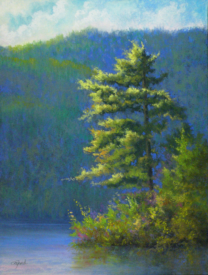 679x900 Paula Annd, Fine Art Paula Annd, Reaching - Adirondack Painting