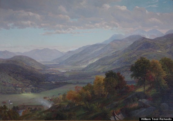 570x399 William Trost Richards Painting - Adirondack Painting