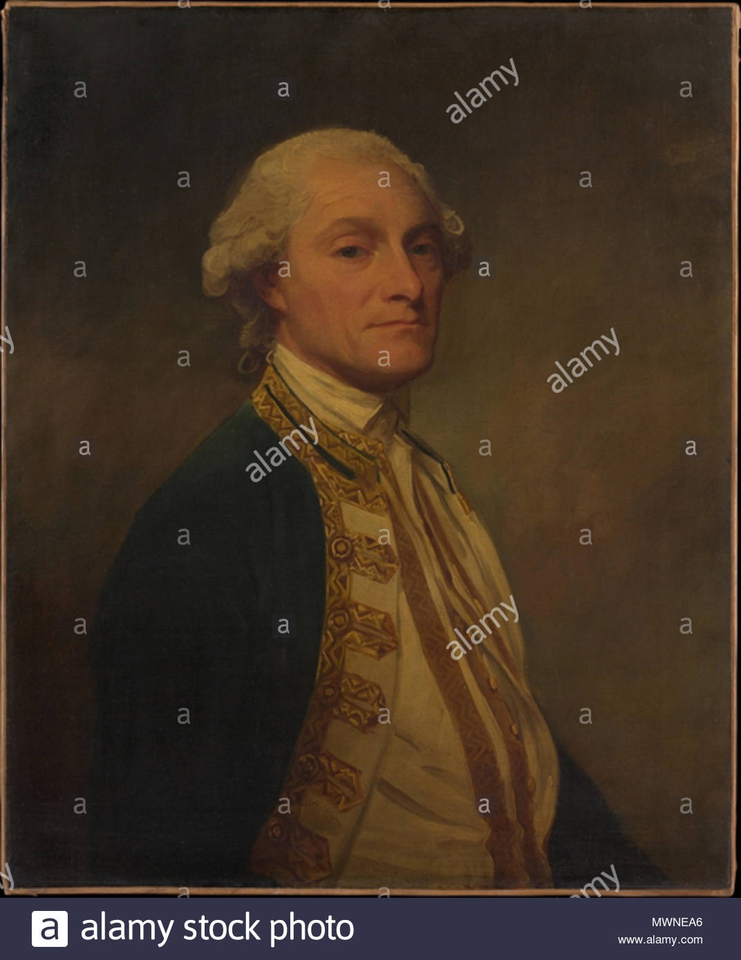 1072x1390 English Painting - Admiral Painting