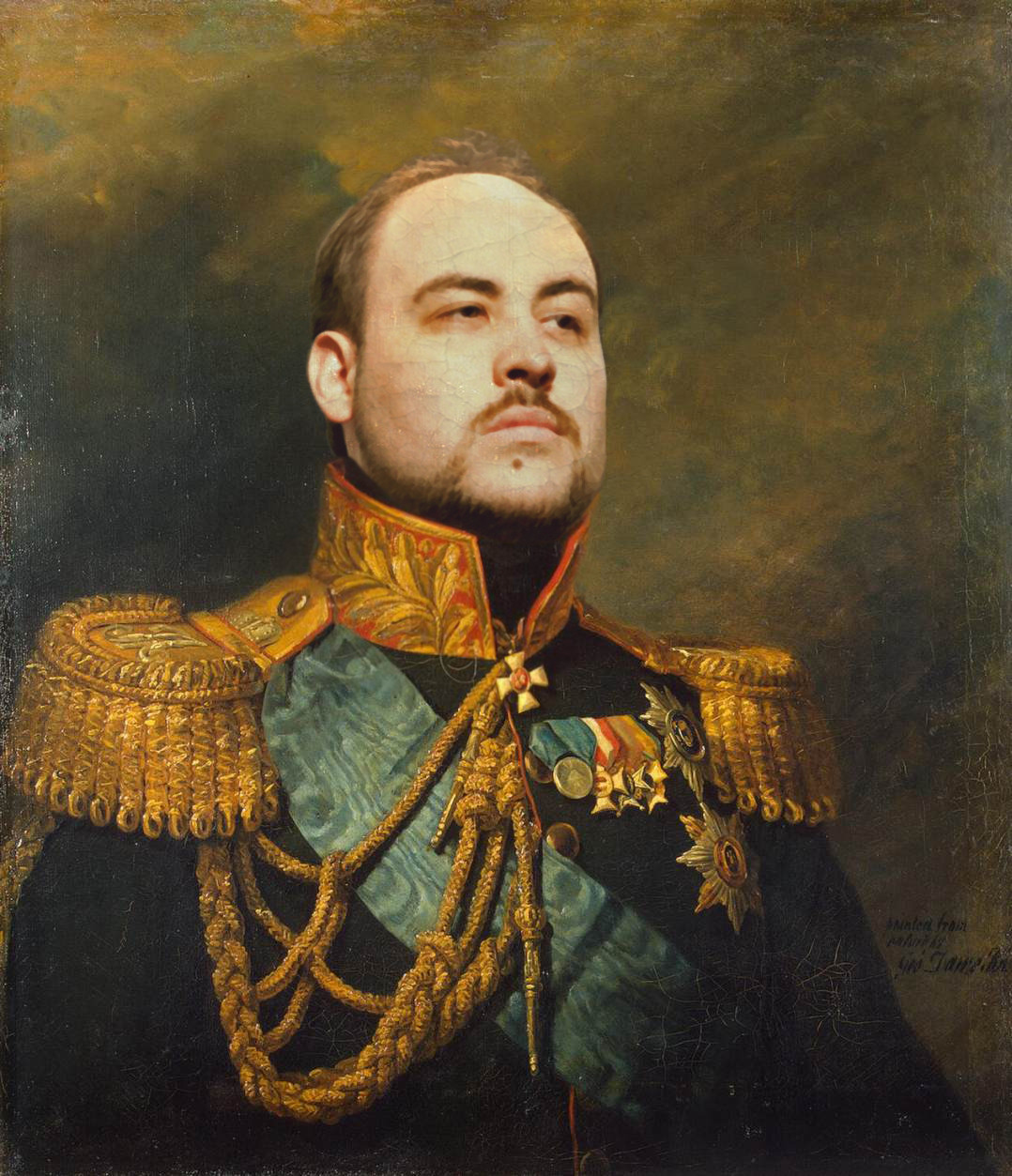 1078x1253 Ladies And Gentlemen! The Admirable, Admiral Biscuit. - Admiral Painting