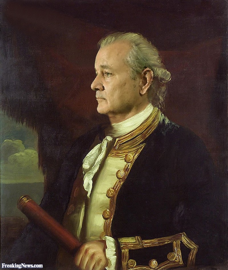 800x947 Sir Bill Murray The Admiral Painting Pictures - Admiral Painting