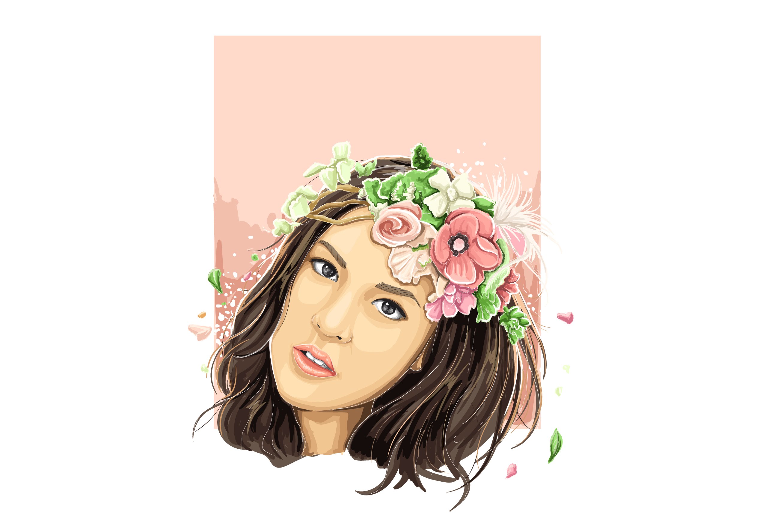 2546x1775 Time Lapse Adobe Illustrator Raisa Andriana Vector Painting - Adobe Illustrator Painting