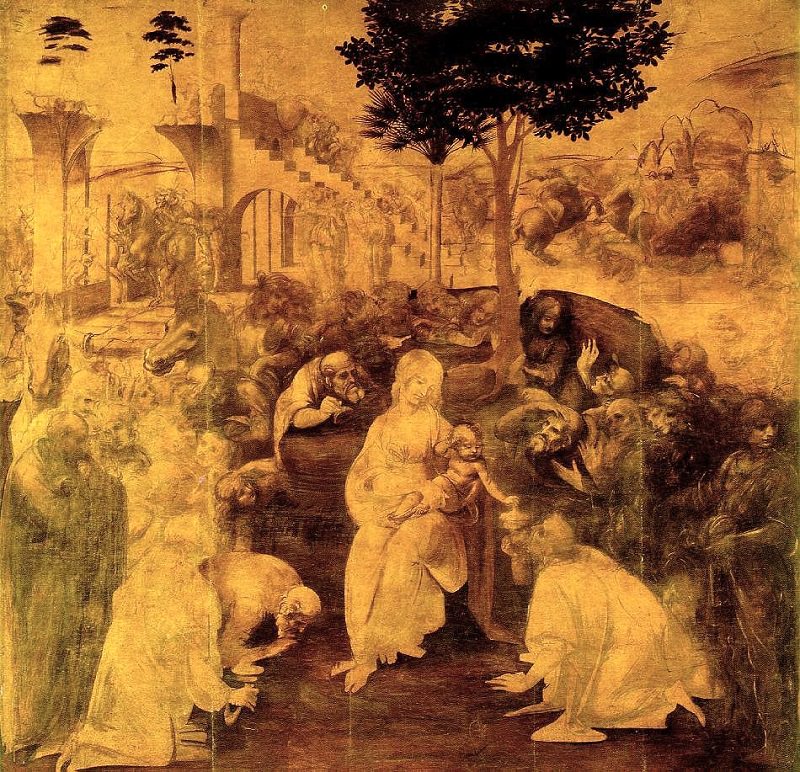 800x772 The Adoration Of The Magi - Adoration Of The Magi Painting