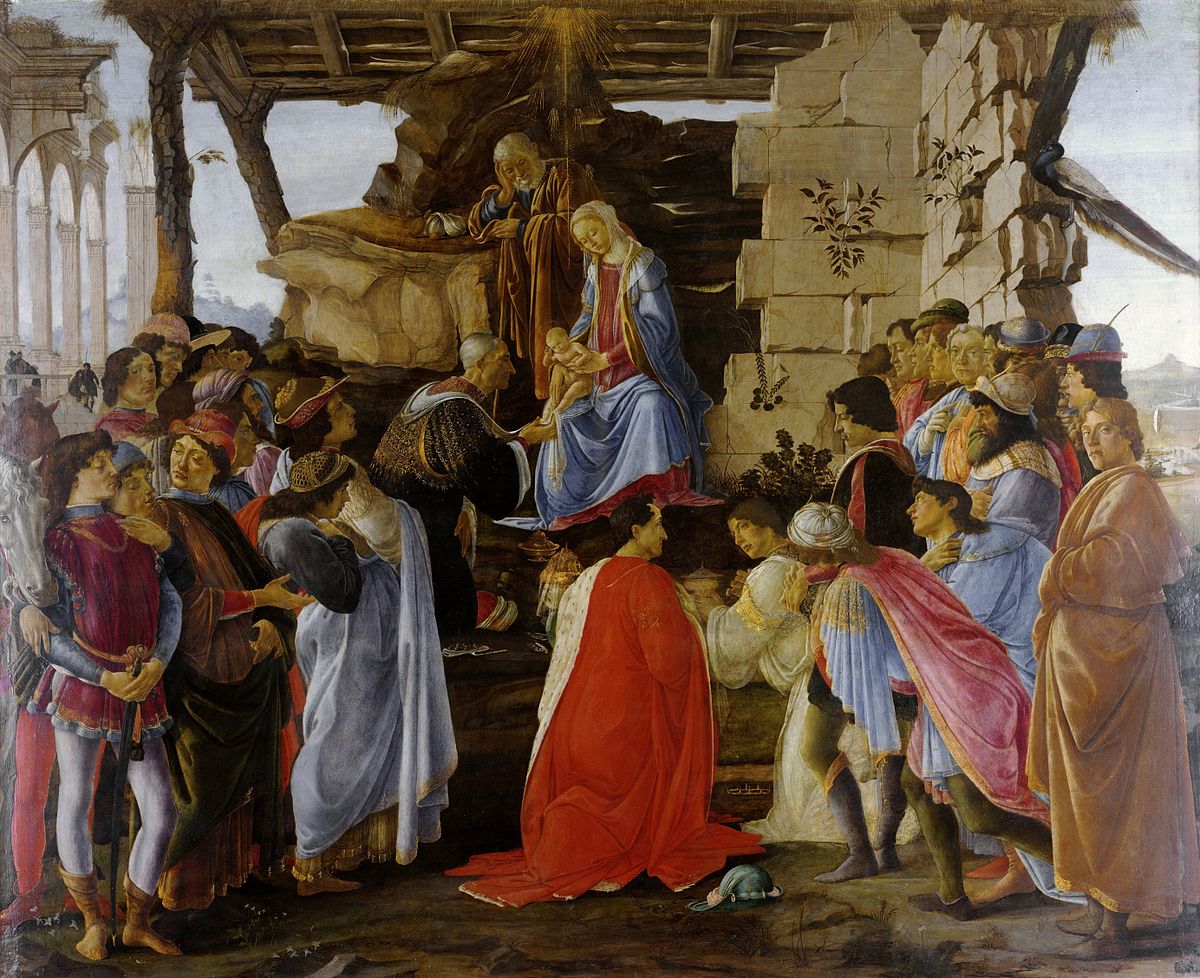 1200x978 Adoration Of The Magi (Botticelli, 1475) - Adoration Painting