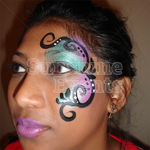 500x500 Face Painting For Adults Sunshine Events - Adult Face Painting