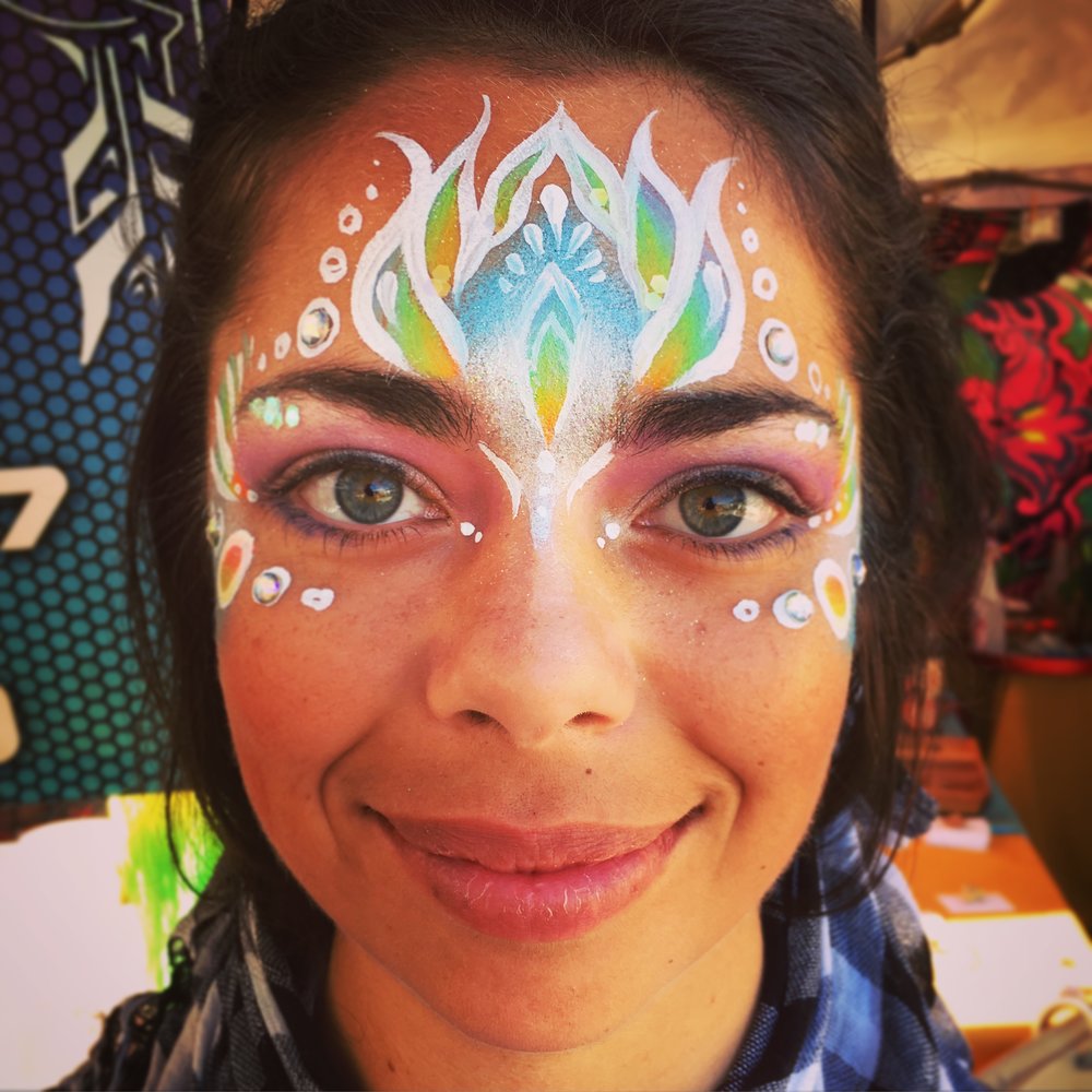 1000x1000 Face Painting For Adults Miss Naomi Bee - Adult Face Painting