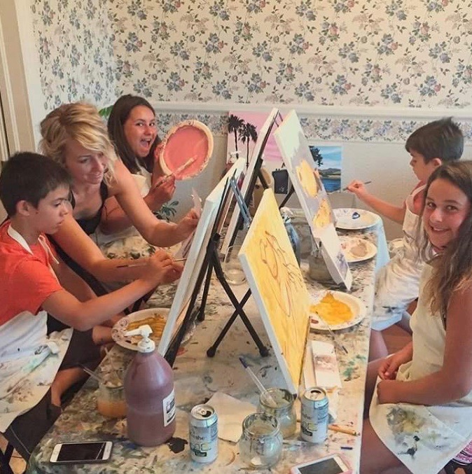 674x677 Weekday Art Classes For Adults And Kids - Adult Painting