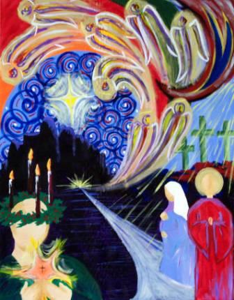 336x430 Heather A. Houzenga ~ Artist ~ Educator ~ Writer ~ Motivational - Advent Painting