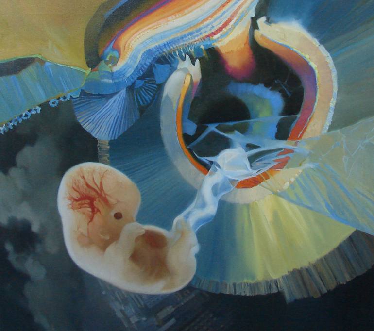 770x682 Saatchi Art Advent Painting By Alexey Chernigin - Advent Painting