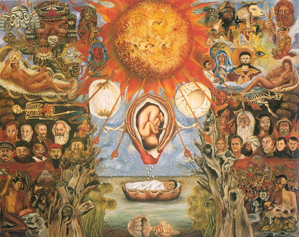 605x480 Advent In Art 08 Frida Kahlo's Moses (The Nucleus Of Creation - Advent Painting