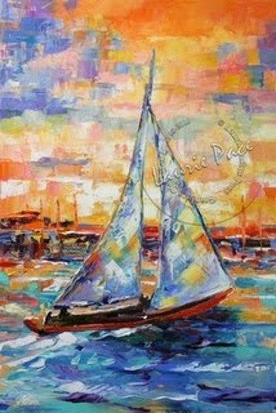 401x600 Life Full Of Adventure Come Sail With Me. Laurie Pace Sailboat - Adventure Painting
