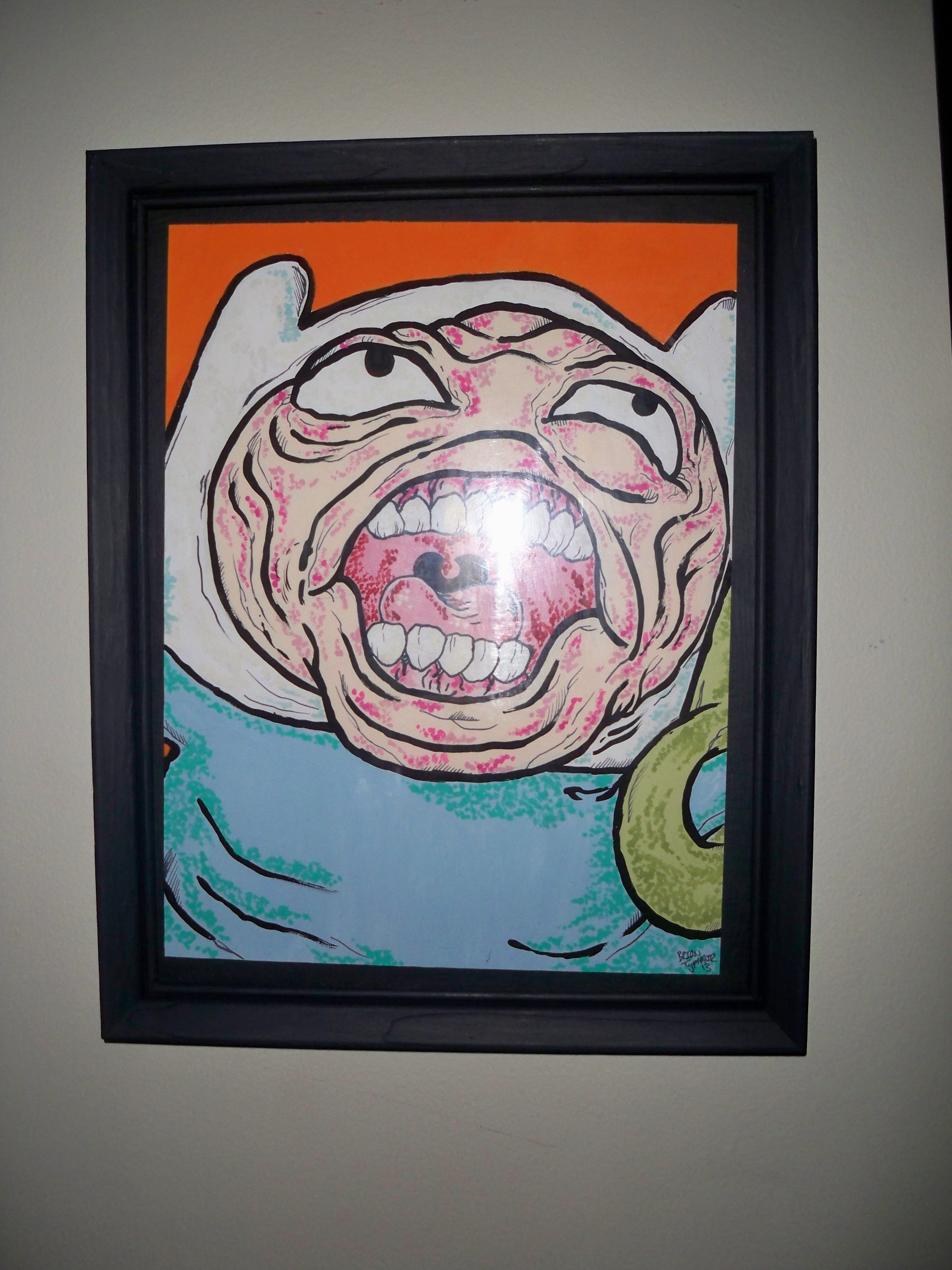 2736x3648 Archie Painting, Finn Painting. - Adventure Time Acrylic Painting