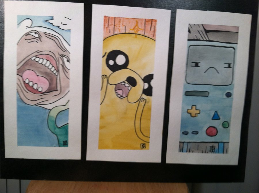 900x672 Adventure Time Paintings 2 By Cephalopunk - Adventure Time Painting
