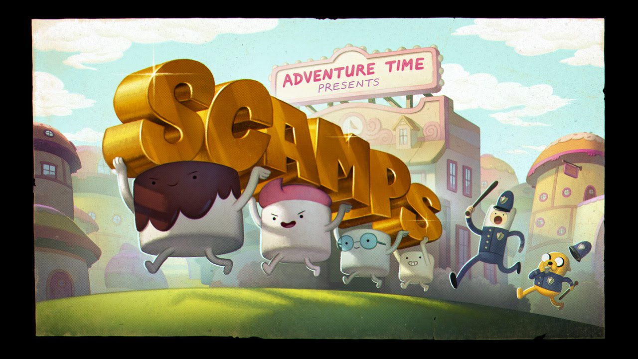 1280x720 Adventure Time Title Card Painting Process - Adventure Time Painting