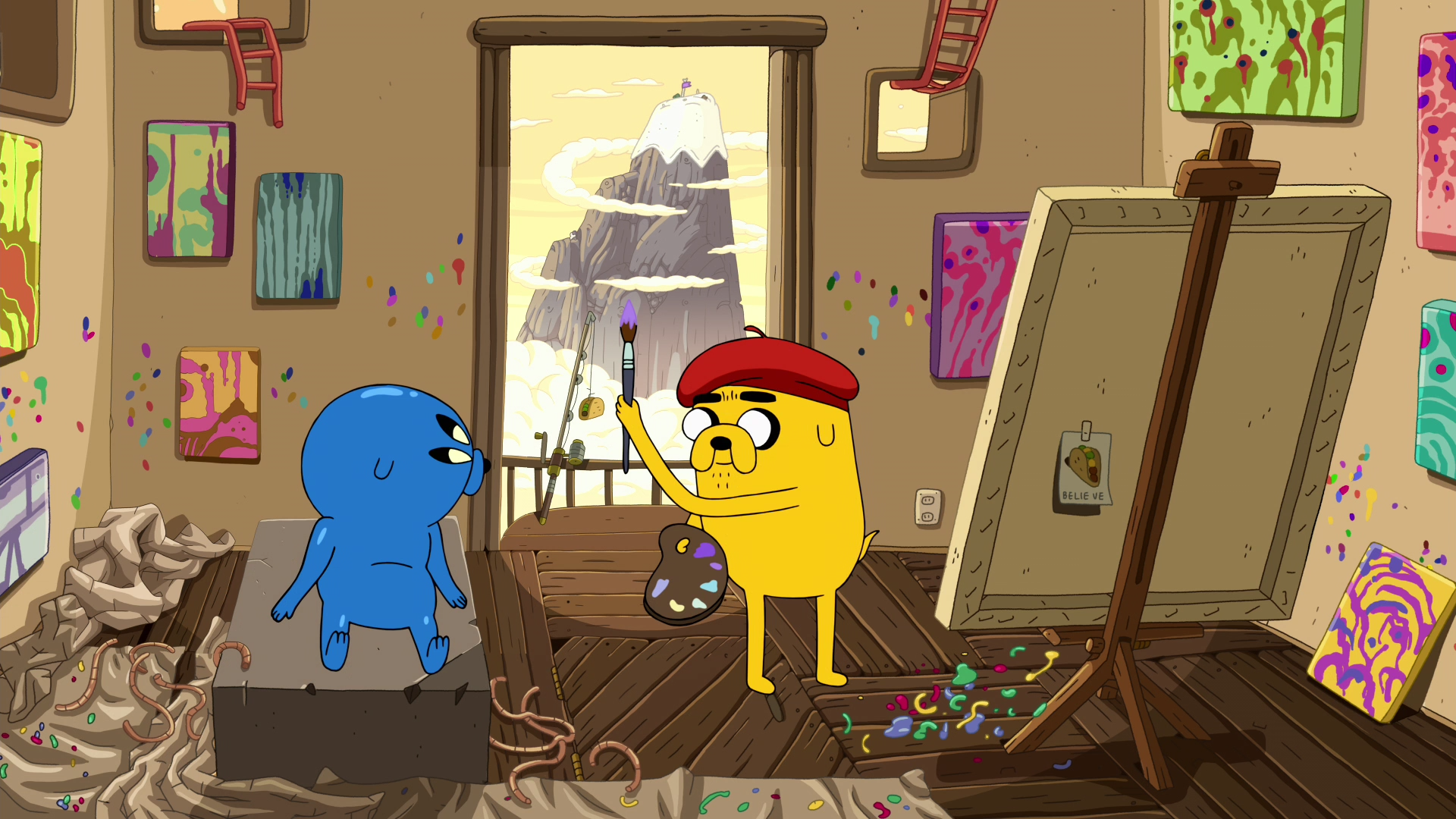 1920x1080 Image - Adventure Time Painting