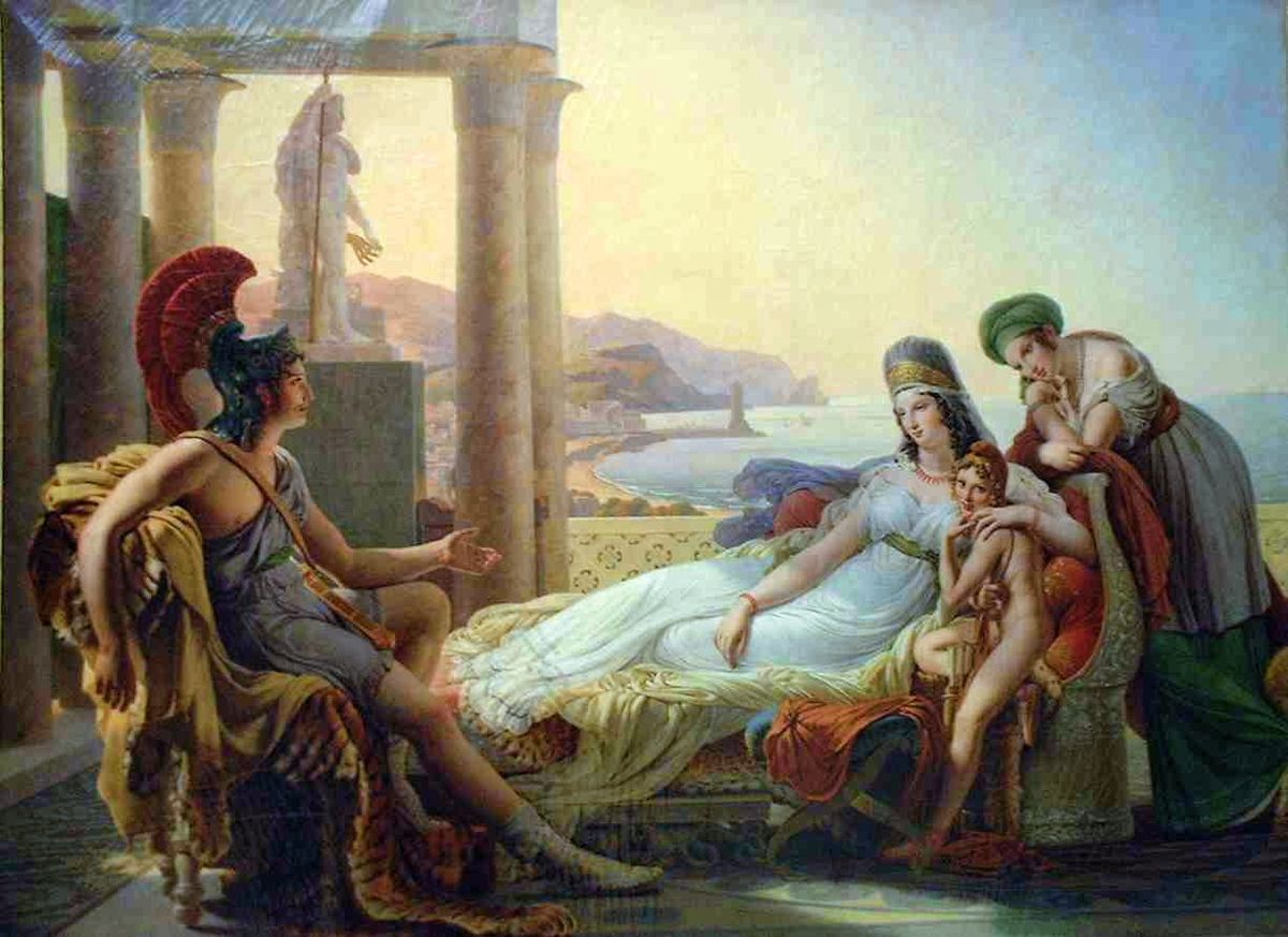 1200x873 Dido - Aeneid Painting