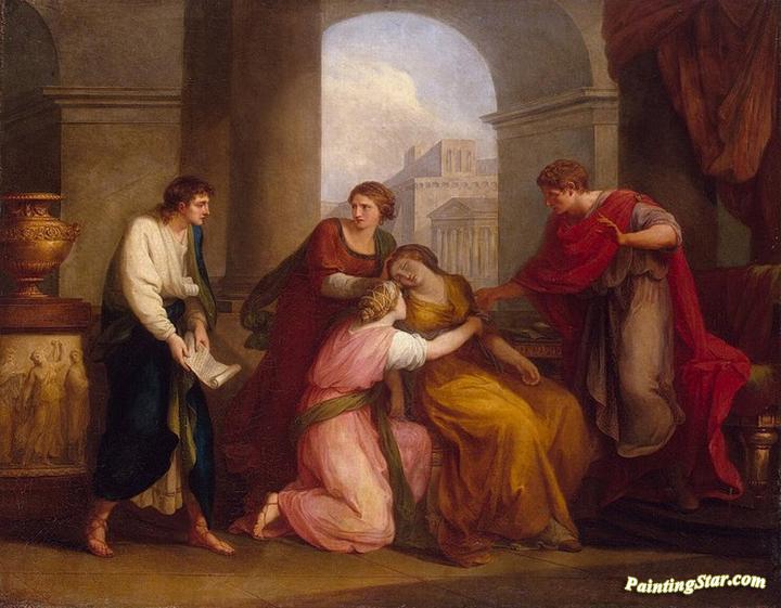 720x561 Virgil Reading The Aeneid To Augustus And Octavia Artwork By - Aeneid Painting