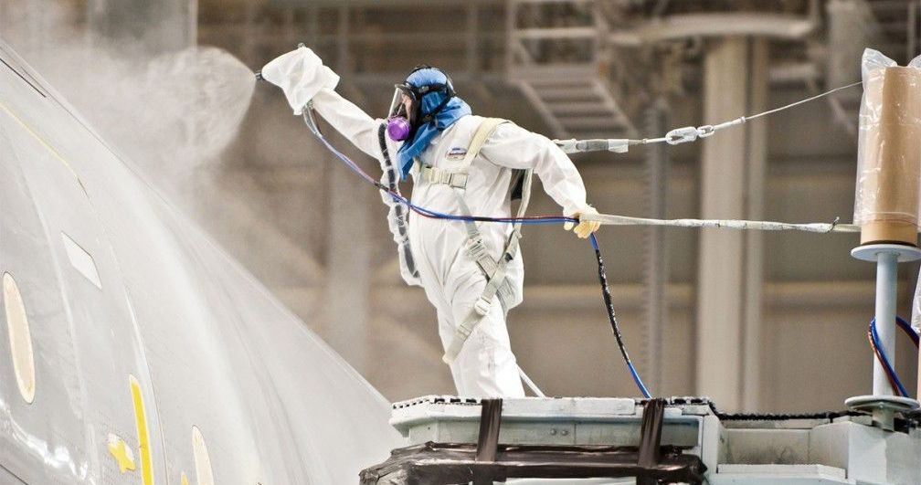 1008x531 Aircraft Spray Painter Excel Aviation - Aerospace Painting