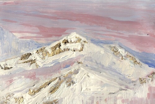 500x336 Image About Pink In Change The World By Princeforest - Aesthetic Painting