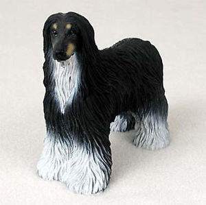 300x299 Afghan Hound Hand Painted Collectible Dog Figurine Black Ebay - Afghan Hound Painting