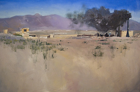 450x296 Brickmaking Near Bagram Afghanistan - Afghanistan Painting
