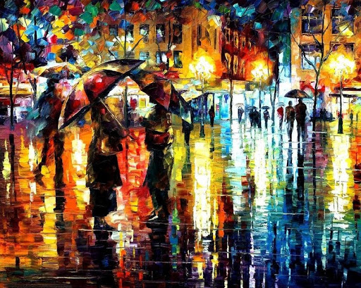 512x409 Leonid Afremov's Colorful Palette Knife Paintings Amusing Planet - Afremov Painting