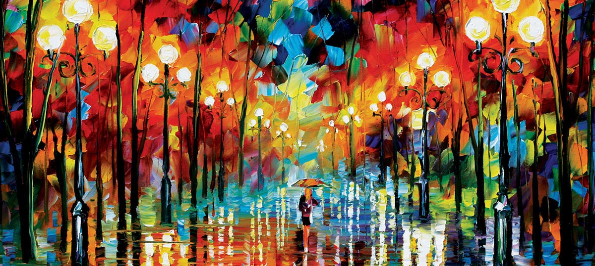 1200x538 Leonid Afremov Prints As Vibrant As The Original Paintings Icanvas - Afremov Painting