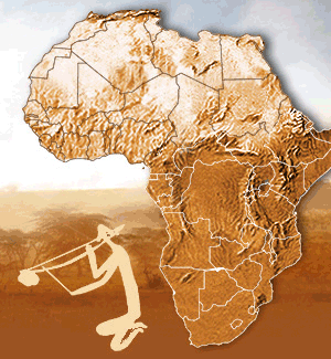 300x325 Bradshaw Foundation - Africa Map Painting