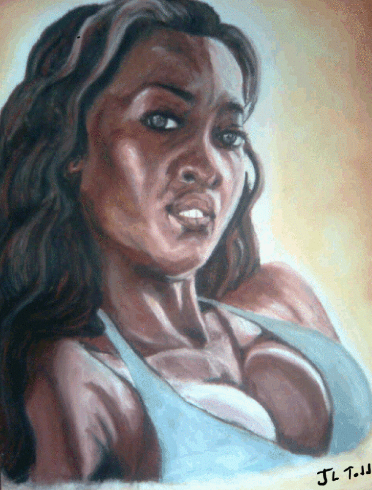 761x1000 African American Woman Painting - African American Woman Painting