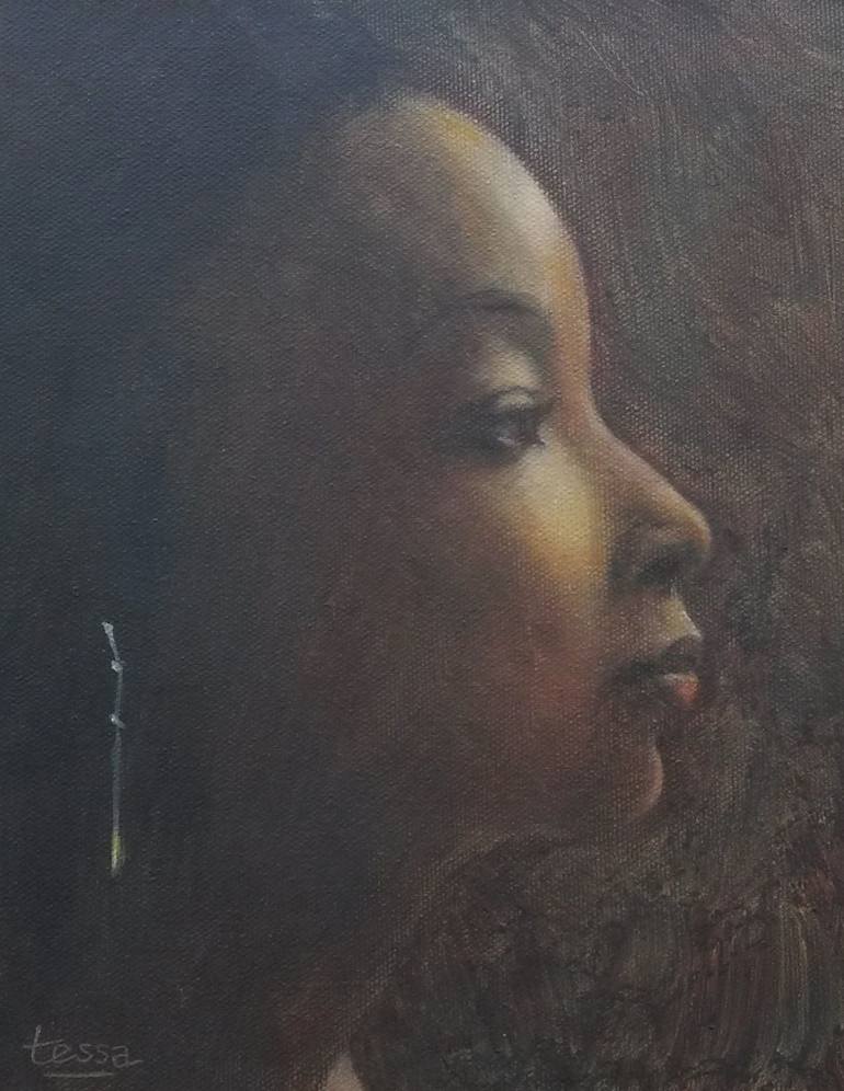 770x996 Saatchi Art Profile, Portrait Of An African American Woman - African American Woman Painting