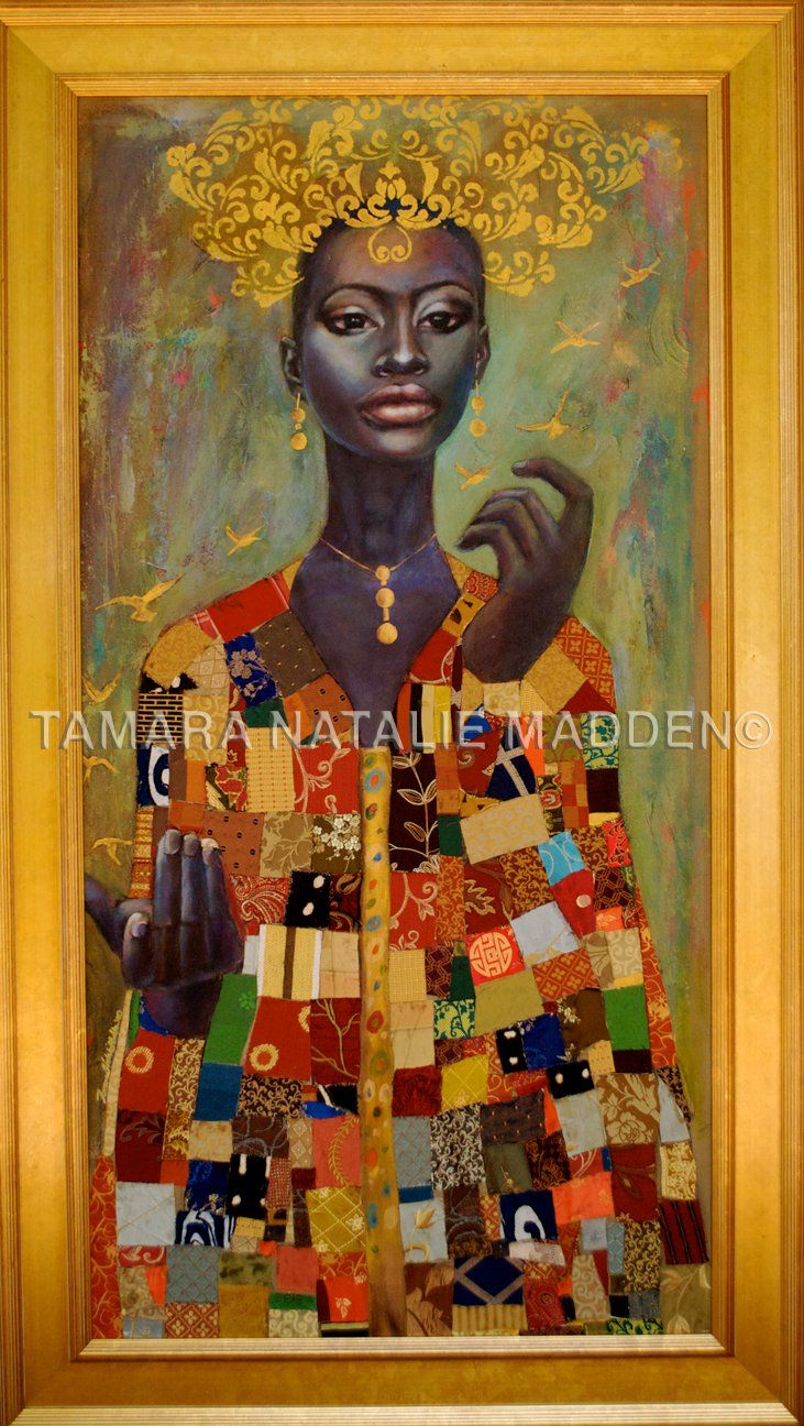 731x1296 African American Woman Paintings - African American Woman Painting