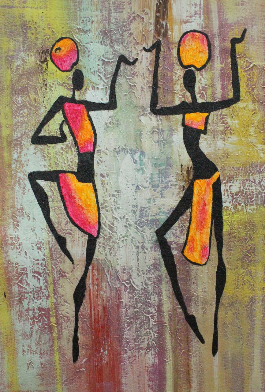 866x1280 Buy African Art 15 Handmade Painting By Ram Achal. Code - African Art Painting