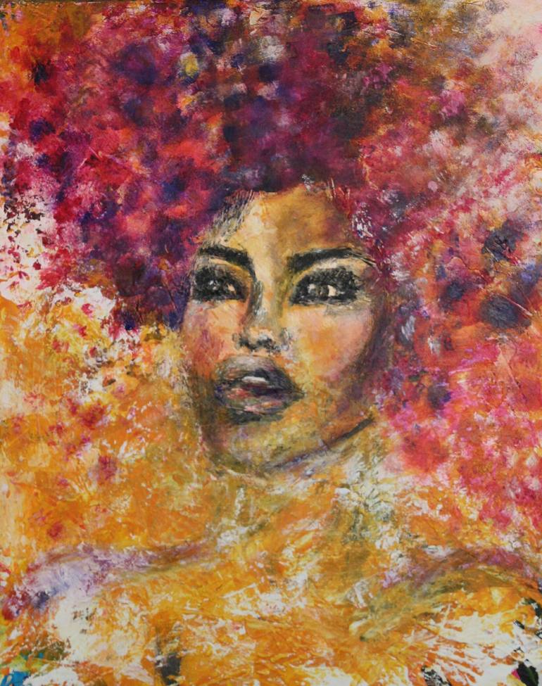 770x975 Saatchi Art African Art Painting By Ingrida Blinkeviciute - African Art Painting