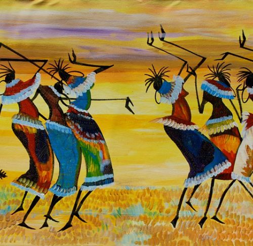 African Art Painting at PaintingValley.com | Explore collection of ...