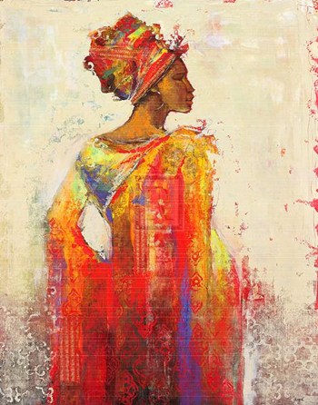 350x446 Ashanti ~ Fine Art Print - African Culture Painting