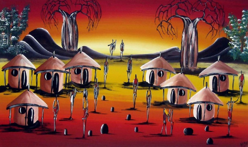 1024x607 African Art Galleries - African Culture Painting