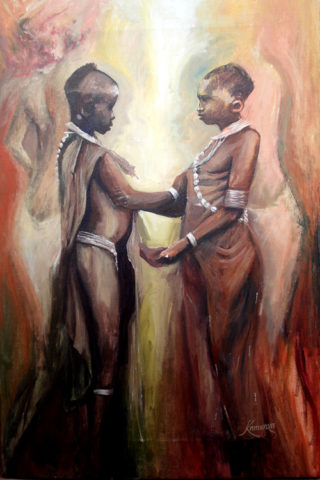 320x480 African Cultural Paintings By Kamunya - African Culture Painting