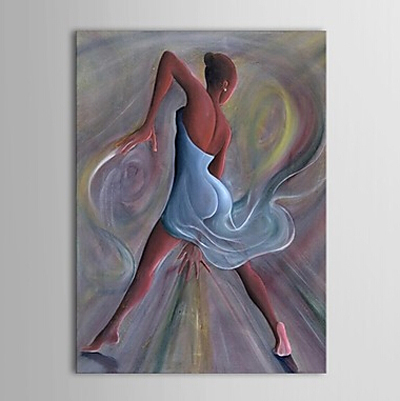 400x401 African Dancing Girl Dancer Oil Painting Wall Art Modern Canvas - African Dance Painting