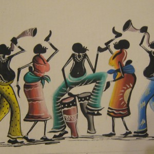 African Dance Painting at PaintingValley.com | Explore collection of ...