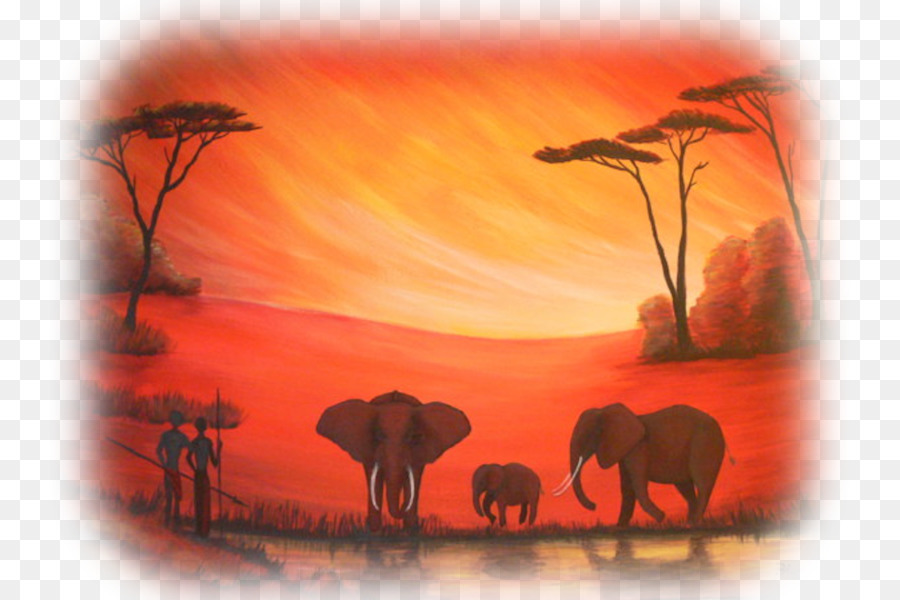 900x600 African Elephant Painting Acrylic Paint Elephants - African Elephant Painting