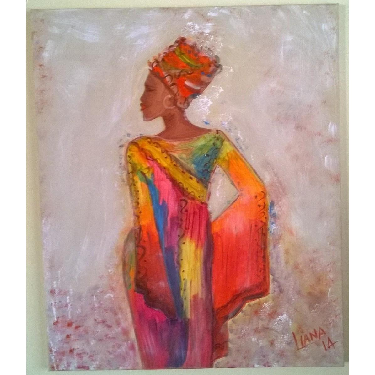 african figure painting