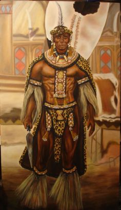 African King Painting