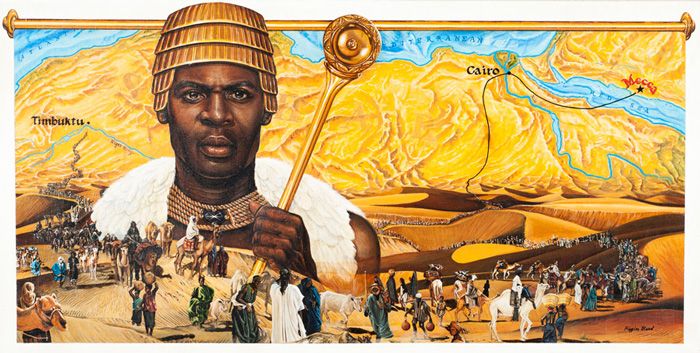 700x353dia Africa Meet The African King Who Was The Richest Man - African King Painting