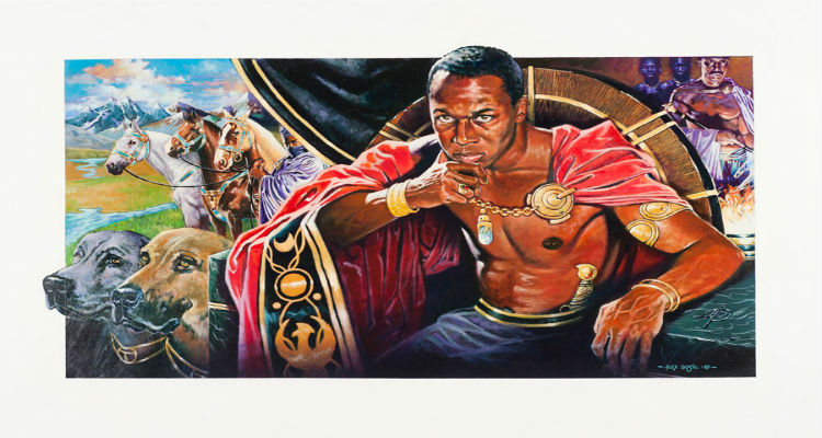 750x400 Legend Of The Crown The Art Of African Kings And Queens Kentake - African King Painting