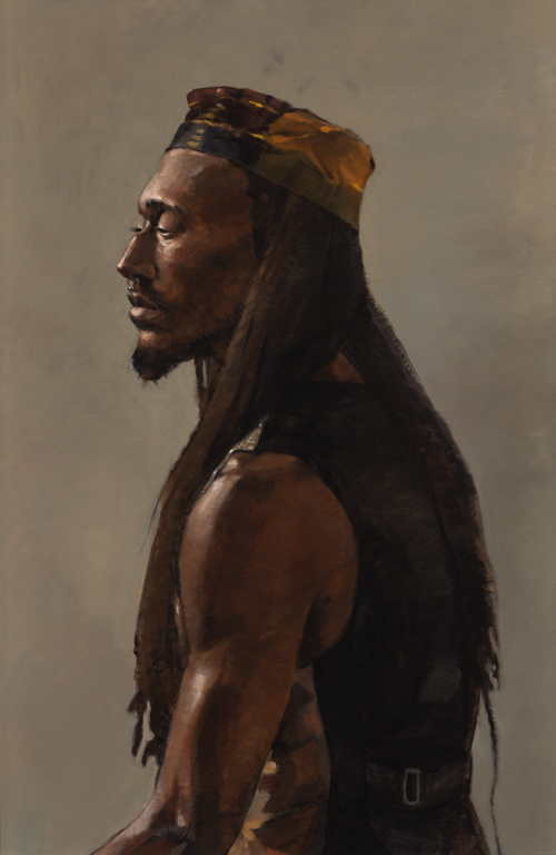 500x768 Lynn Staley - African King Painting