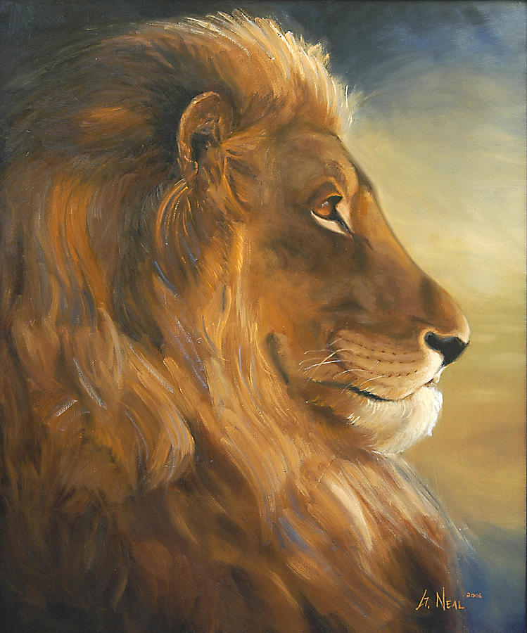 749x900 African King Painting By Greg Neal - African King Painting