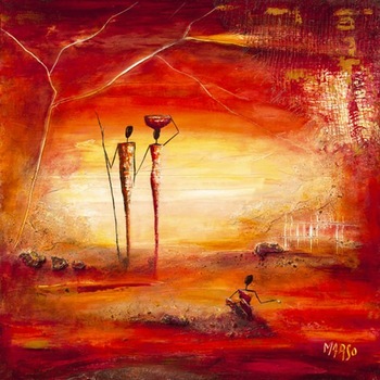 350x350 African Lady Painting - African Lady Painting